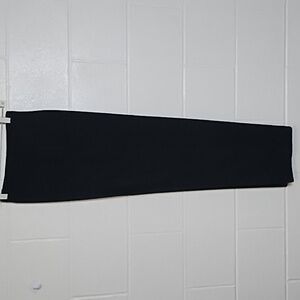 Yves St Clair Vintage Sueded Stretch Pleated Straight Leg Trouser Pants Black 10